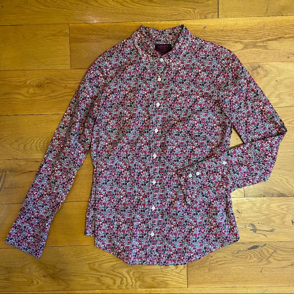 Floral Liberty Art Fabrics J. Crew Button Up